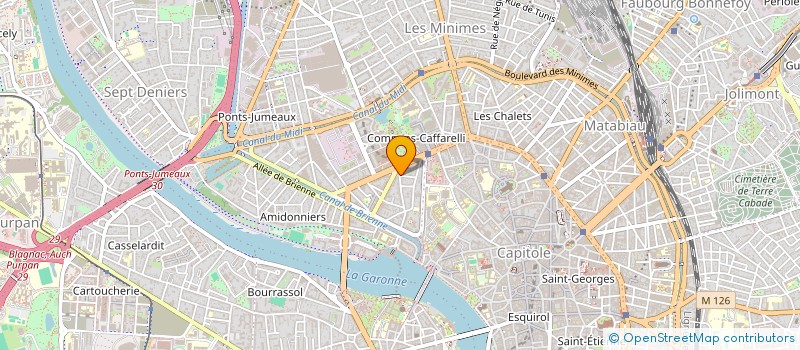 localisation de l'entreprise EURL ETIENNE  TOULOUSE