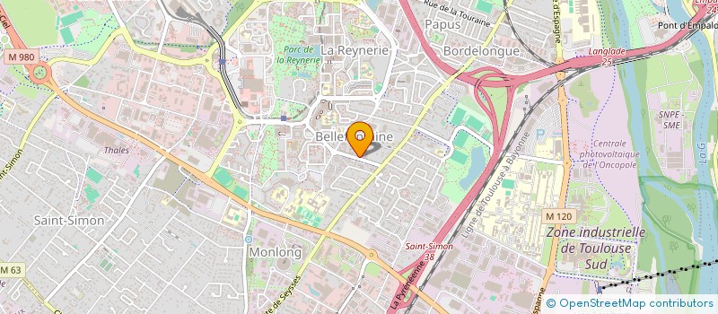 localisation de l'entreprise EURL ETMGP 31  TOULOUSE