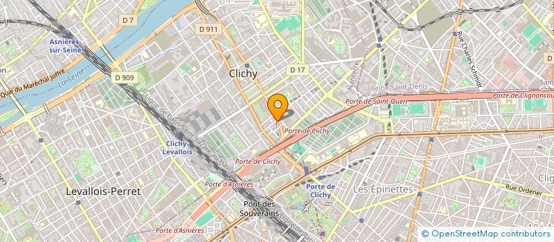 localisation de l'entreprise EURL ETOILE BAT à CLICHY