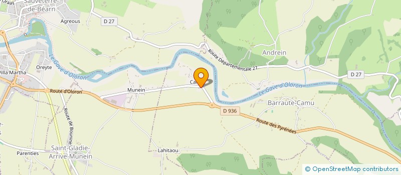 localisation de l'entreprise EURL ETS CHEVALIER  SAINT-GLADIE-ARRIVE-MUNEIN