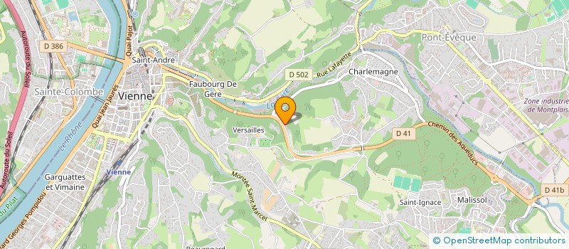localisation de l'entreprise EURL ETS F PION à VIENNE