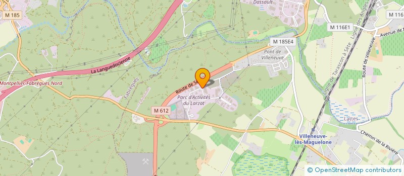 localisation de l'entreprise EURL ETS ROSSI  VILLENEUVE-LES-MAGUELONE