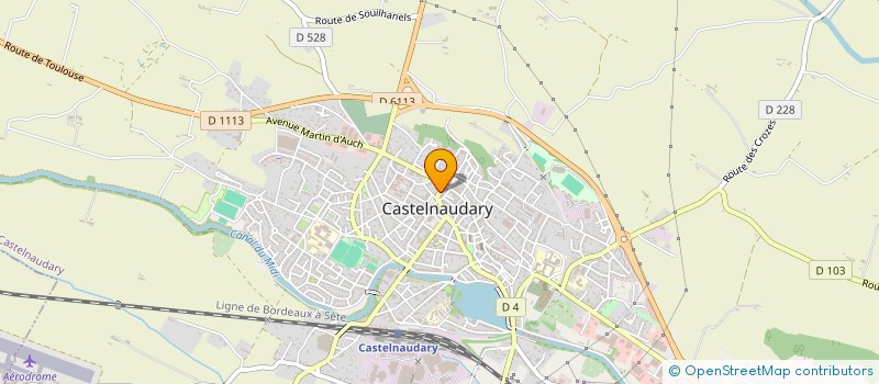 localisation de l'entreprise EURL EURAUTO à CASTELNAUDARY