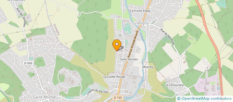 localisation de l'entreprise EURL EURLABO à GRAVIGNY