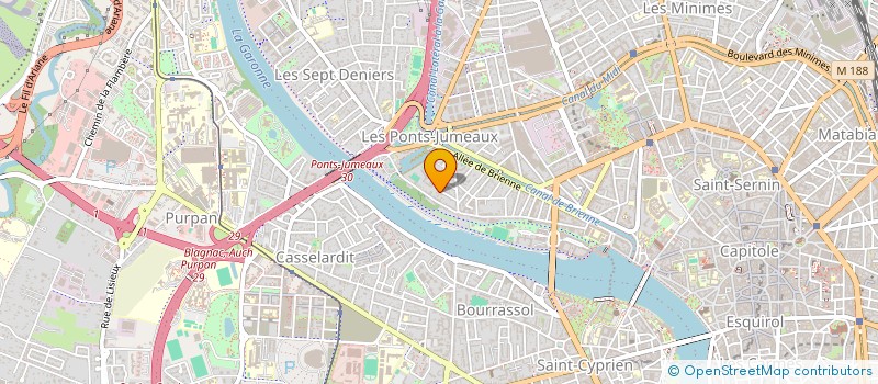 localisation de l'entreprise EURL EURO PIZZA à TOULOUSE