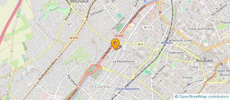 localisation de l'entreprise EURL EURO RENOV à WASQUEHAL