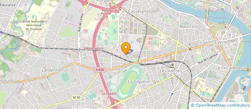 localisation de l'entreprise EURL EUROBAT à TOULOUSE