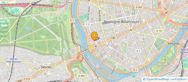 localisation de l'entreprise EURL EUROBAT 7 à BOULOGNE-BILLANCOURT
