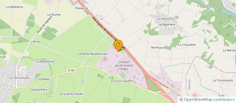 localisation de l'entreprise EURL EUROBATI  SAINT-ETIENNE-DE-MONTLUC