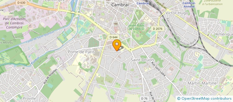 localisation de l'entreprise EURL EUROPE AUTO DISTRIBUTION  CAMBRAI