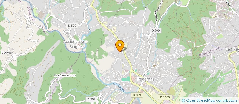 localisation de l'entreprise EURL EUROPE EXPRESS  PEGOMAS