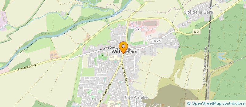 localisation de l'entreprise EURL EUROPRESSING  WITTELSHEIM