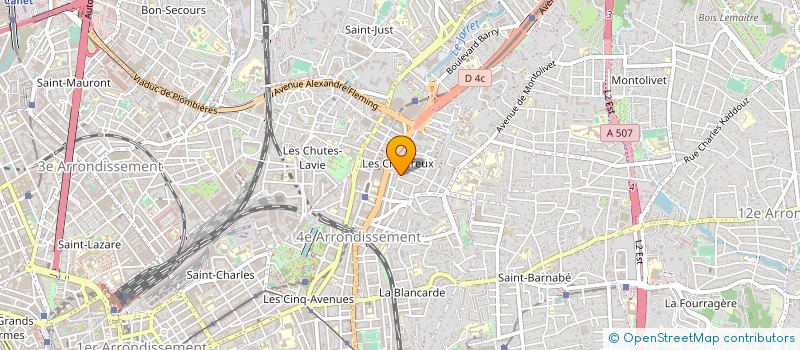 localisation de l'entreprise EURL EUROTOP à MARSEILLE 4EME