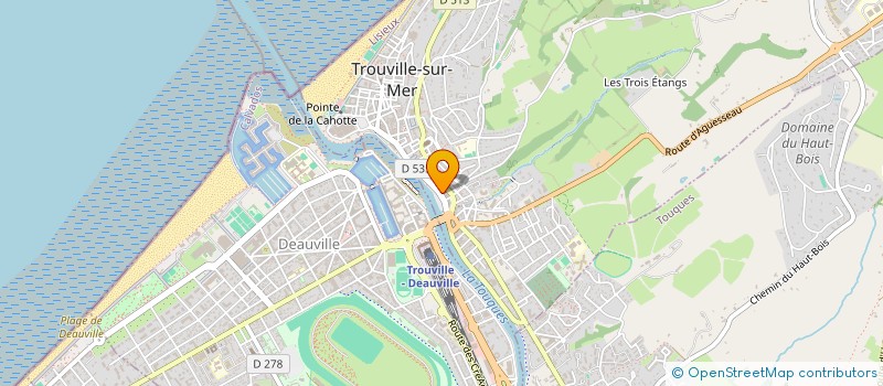 localisation de l'entreprise EURL EVA à TROUVILLE-SUR-MER