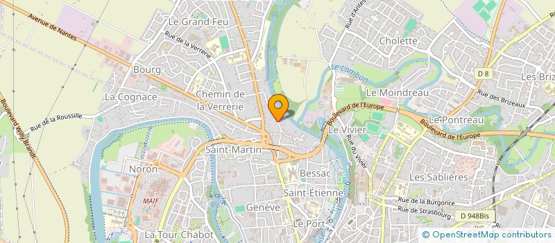 localisation de l'entreprise EURL EVANS à NIORT