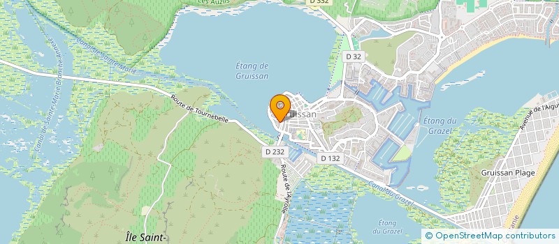 localisation de l'entreprise EURL EVASION à GRUISSAN