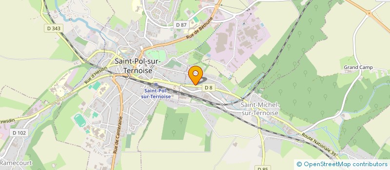 localisation de l'entreprise EURL EVOLUTION 4X4  HUMIERES