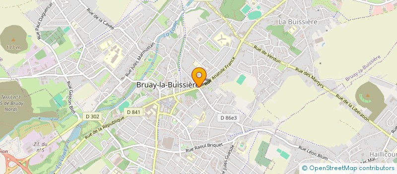 localisation de l'entreprise EURL EXPERT PARQUETS à BRUAY-LA-BUISSIERE