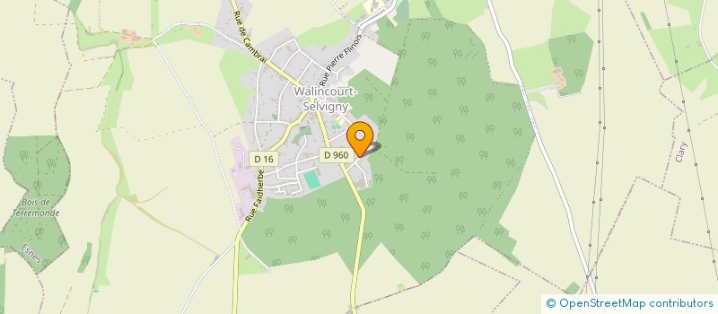 localisation de l'entreprise EURL EXPERTISE COMPTABLE ET CONSEILS BAJARD  WALINCOURT SELVIGNY