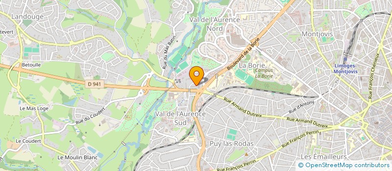 localisation de l'entreprise EURL EZZIDANI TAXI  LIMOGES