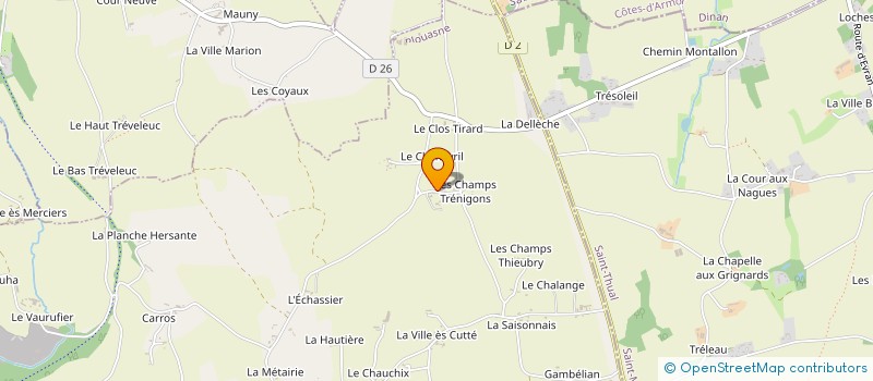 localisation de l'entreprise EURL F.G à PLOUASNE