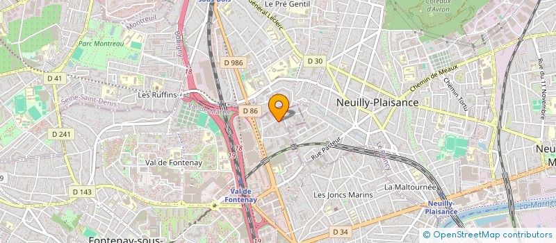 localisation de l'entreprise EURL F.GUARD à FONTENAY-SOUS-BOIS