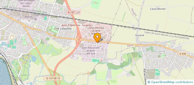 localisation de l'entreprise EURL F L RENOVATION  AYTRE