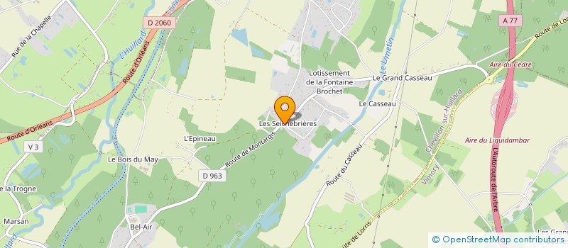 localisation de l'entreprise EURL F.P.E à CHEVILLON-SUR-HUILLARD