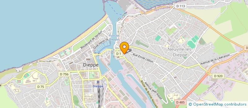 localisation de l'entreprise EURL FAB à DIEPPE