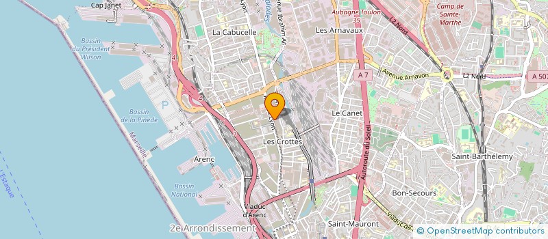 localisation de l'entreprise EURL FABE à MARSEILLE