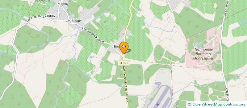 localisation de l'entreprise EURL FABIEN BOUCHER  LEOGNAN