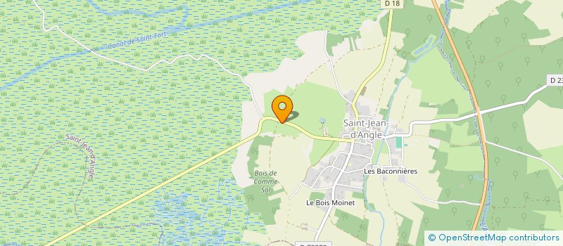 localisation de l'entreprise EURL FABIEN CHATEAU  SAINT-JEAN-D'ANGLE