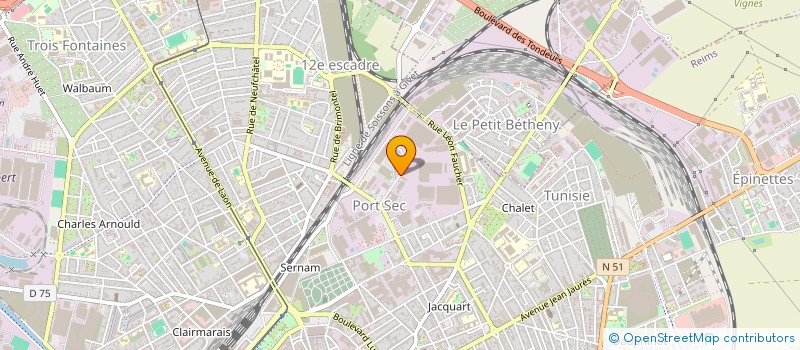 localisation de l'entreprise EURL FAC'INOV à REIMS