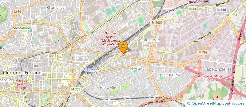 localisation de l'entreprise EURL FACILIT'CARS  CLERMONT-FERRAND