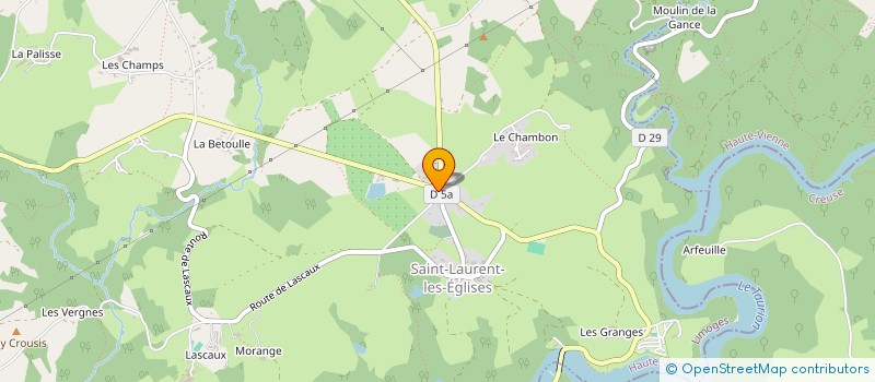 localisation de l'entreprise EURL FAGA LOISIRS à SAINT-LAURENT-LES-EGLISES