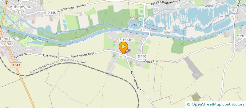 localisation de l'entreprise EURL FAIDHERBE  FRESSIES