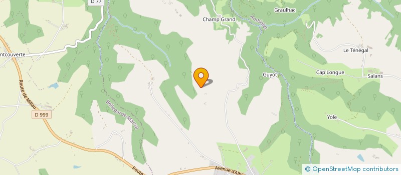 localisation de l'entreprise EURL FAJ  BELLEGARDE-MARSAL