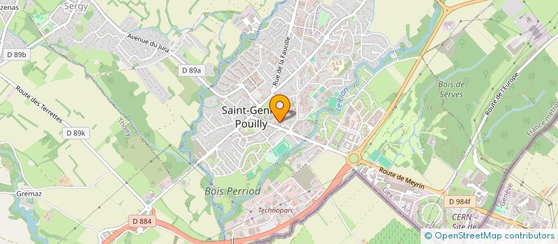 localisation de l'entreprise EURL FALQUET-MAISON à SAINT-GENIS-POUILLY
