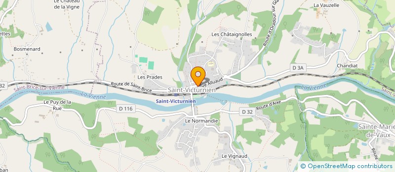 localisation de l'entreprise EURL FAN BIENVEILLANCE A DOMICILE à SAINT-VICTURNIEN