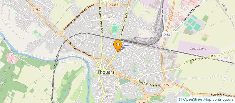 localisation de l'entreprise EURL FANNIE à THOUARS