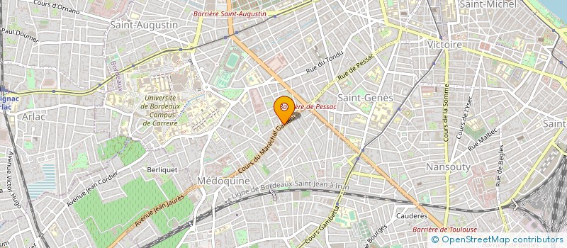 localisation de l'entreprise EURL FARAH JADE à BORDEAUX