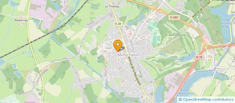 localisation de l'entreprise EURL FAZIO LUCAS  MONTCHANIN