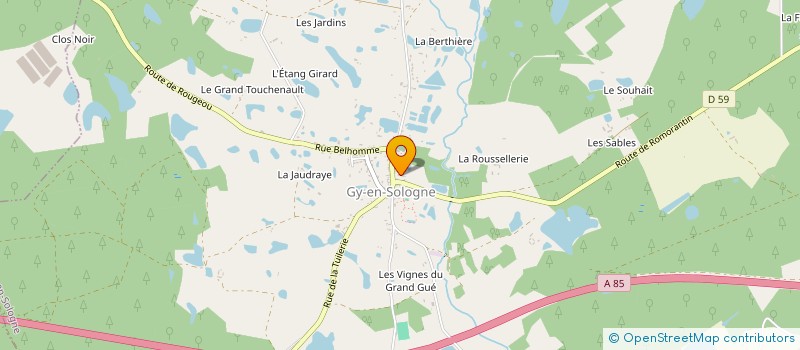 localisation de l'entreprise EURL FB  COURMEMIN