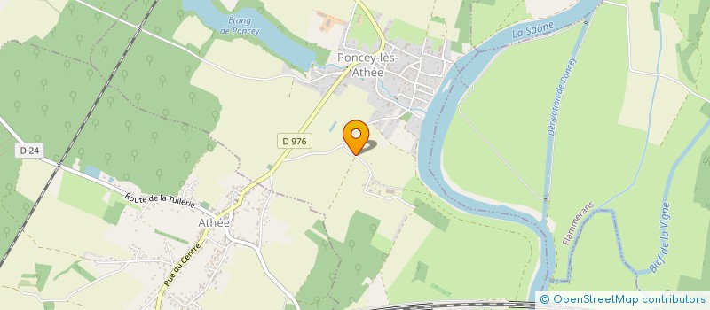 localisation de l'entreprise EURL FDVN  PONCEY-LES-ATHEE