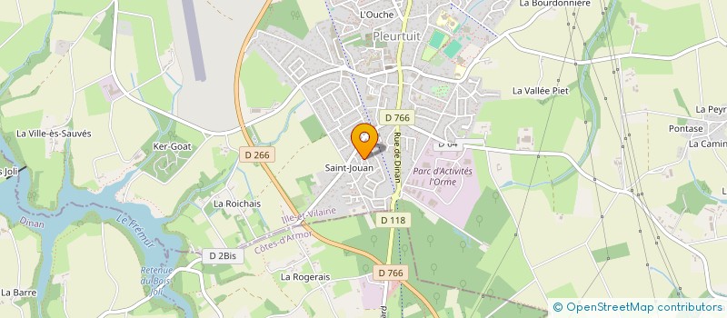 localisation de l'entreprise EURL FEE DES MERVEILLES à PLEURTUIT
