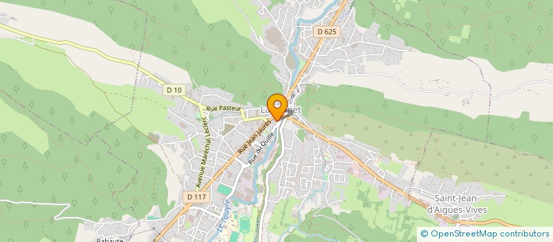 localisation de l'entreprise EURL FENIOU à LAVELANET