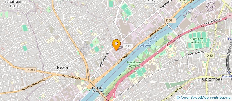 localisation de l'entreprise EURL FER'ART à BEZONS