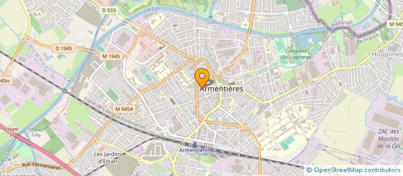 localisation de l'entreprise EURL FERMETURES D AUJOURD'HUI  ARMENTIERES