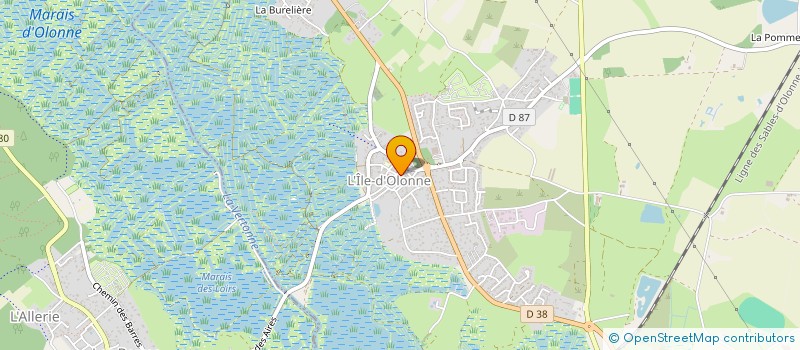 localisation de l'entreprise EURL FERRE BLANDINE  L'ILE-D'OLONNE