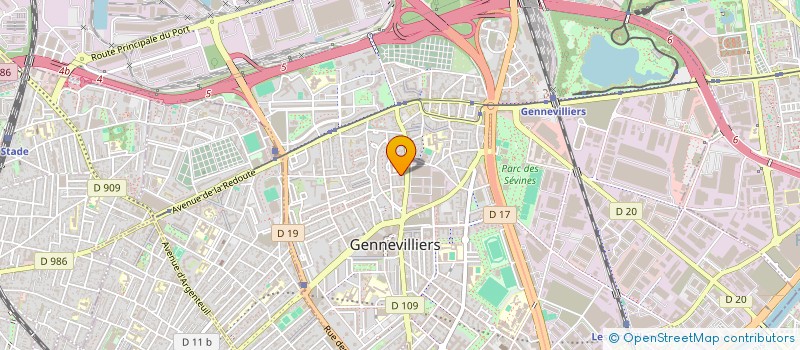 localisation de l'entreprise EURL FERREIRA à GENNEVILLIERS